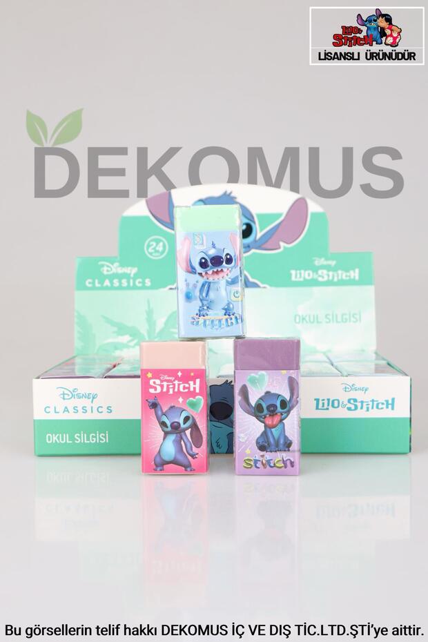 ممحاة DEKOMUS مع تصميم STITCH المرخص للموسم الجديد "قطعة واحدة"