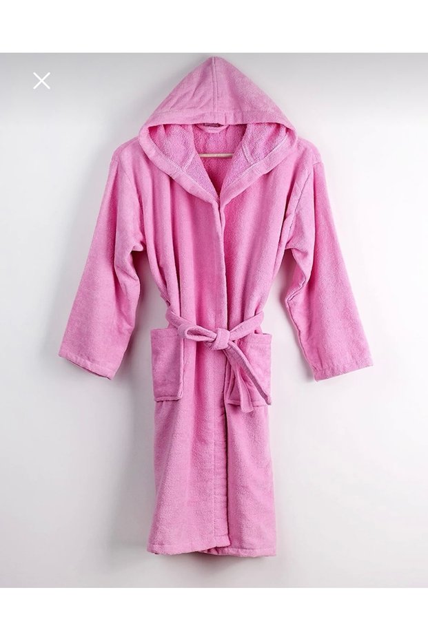 Waiter Boy Young Child Velvet Bathrobe Hooded 100% Cotton