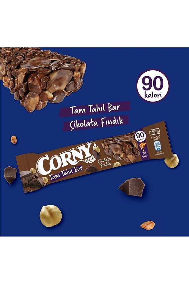 Çikolata Fındık Tam Tahıl Bar 12 adet x 20 g - 3