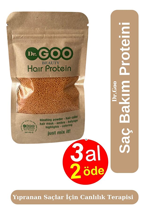 Gogo Saç Bakım Proteini / Hair Protein - Saç Açma Ve Boya Işlemlerinde Yıpranmalara Karşı Özel Ürün 50gr