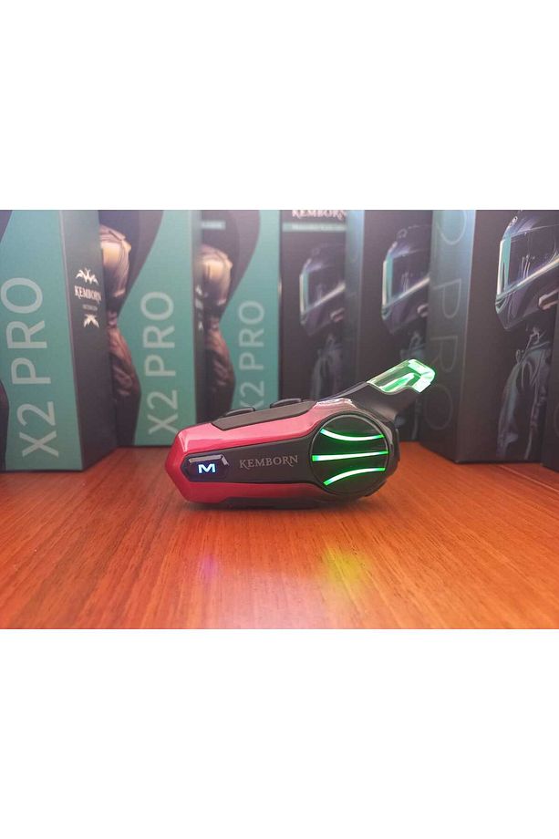 Motosiklet Kask Intercom Kulaklık 2 Kişilik 1adet Interkom Seti Bluetooth 5.3 Pro. Moto... - 6