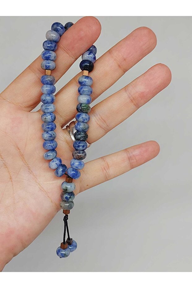 Sodalite Stone 33L Special Cut Minimal Rosary (54318)