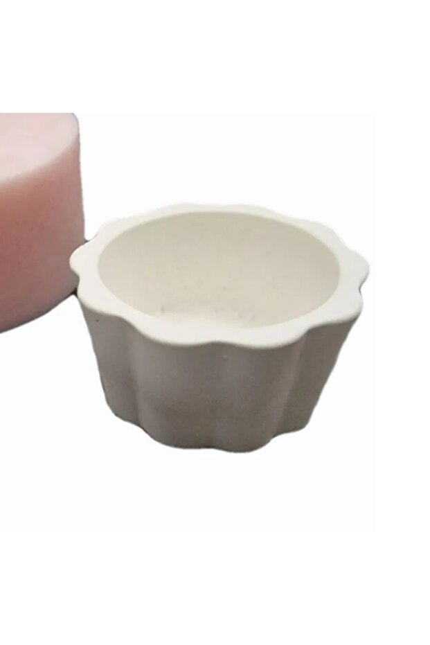 Mini Miniature Turkish Delight Bowl - Silicone Mold K-1315, Scented Stone and Soap Plaster Candle