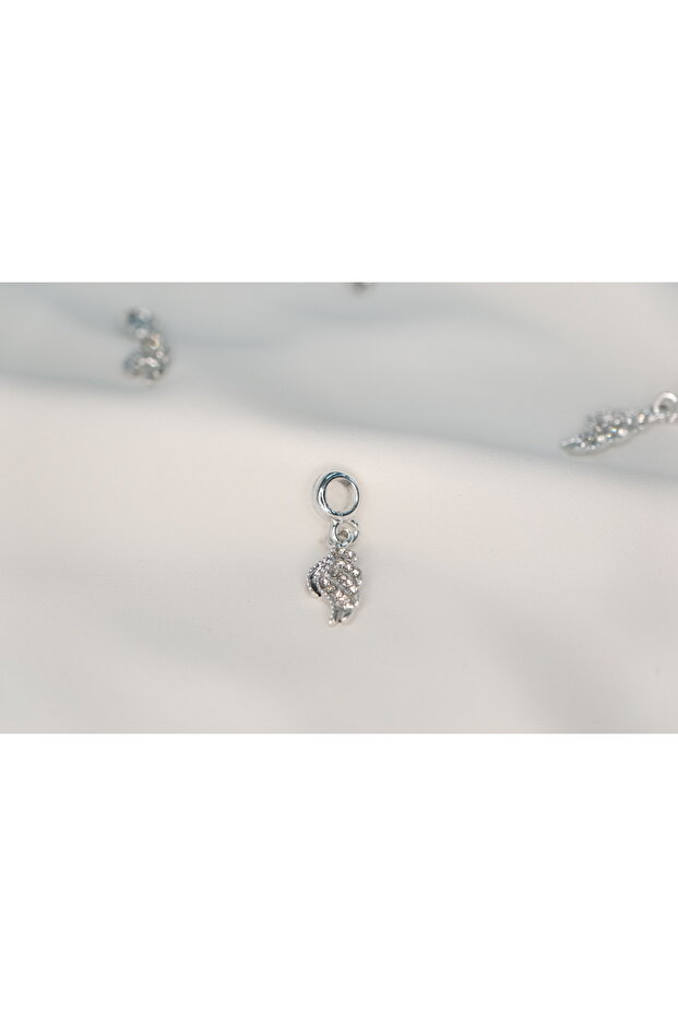 MELEK KANADI FİGÜRÜ PASLANMAZ ÇELİK CHARM - 3