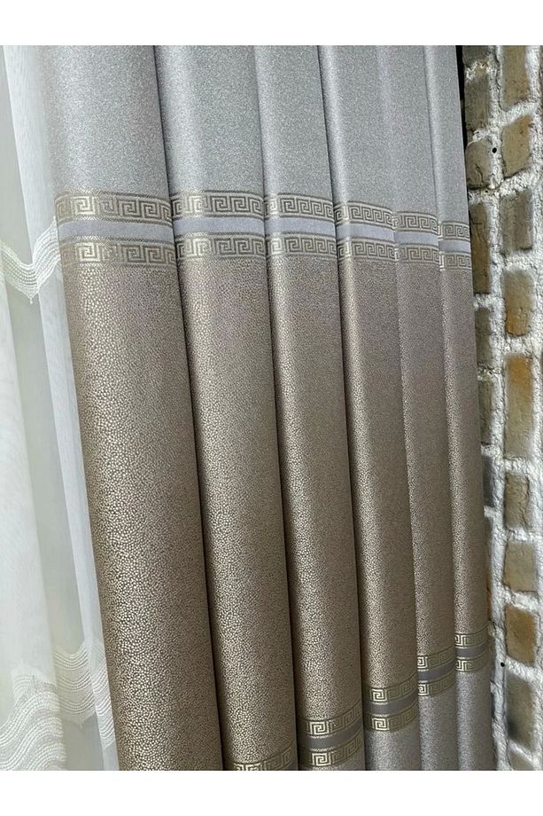 Nivemeshome Betti 1/3 Sık Pile Fon Perde Apm - 7
