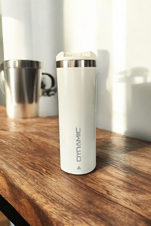 Paslanmaz Çelik Termos  500ML Siyah/Krem 2 Renk Seçeneği - 4