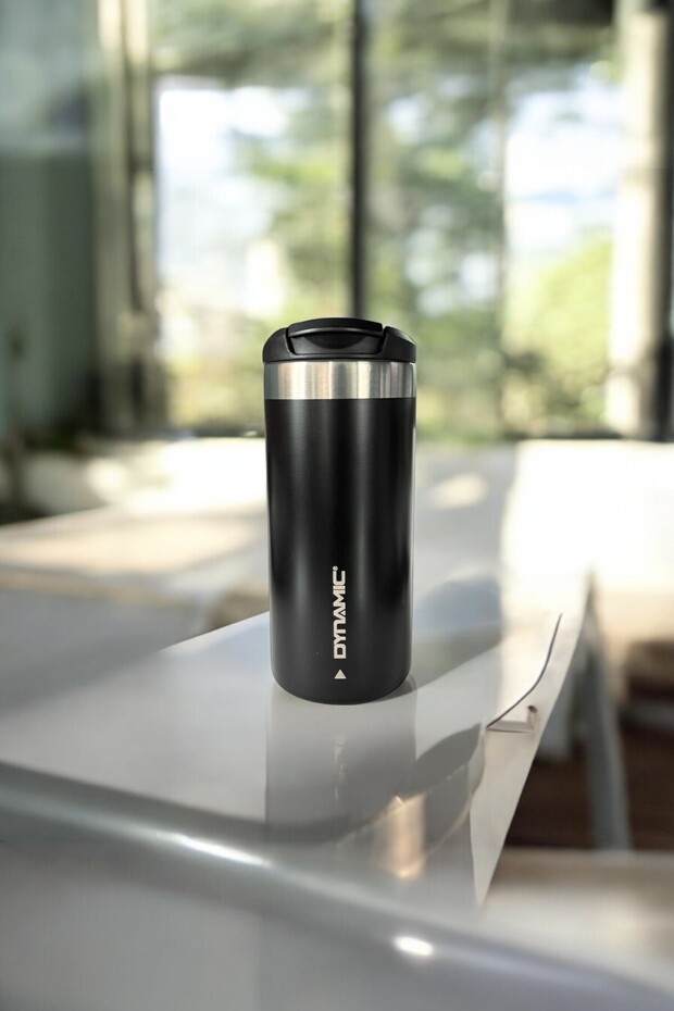 Dynamıc Paslanmaz Çelik Termos  350ML Siyah/Krem 2 Renk Seçeneği - 4