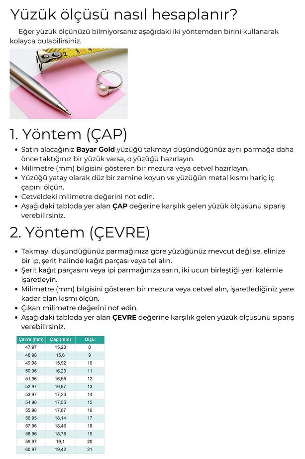 14 Ayar Altın Tek Taş Yüzük - 8