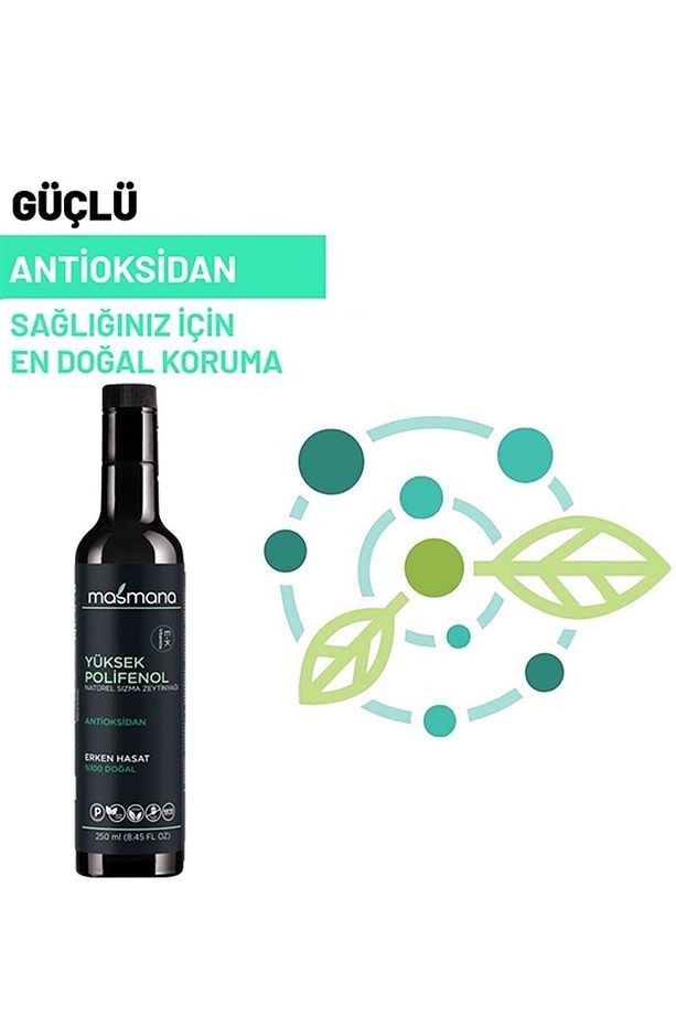 Yüksek Polifenollü Zeytinyağı 4x 250 ml (YENİ SEZON) - 5