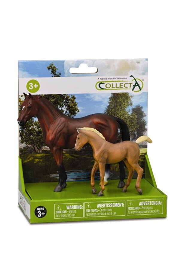 Sada 2 figurek koní - 1