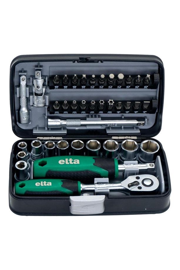 1/4" Altıköşe Cırcırlı Lokma Anahtar Ve Bits Uç Seti 38 Parça - 4