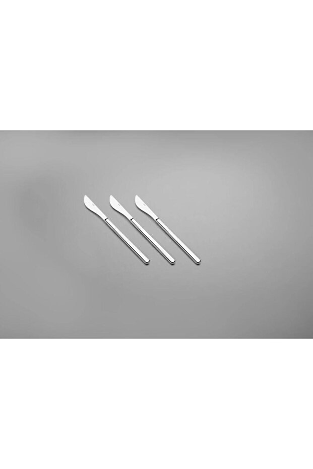 sofia tatlı pasta bıçak - 12 li tatlı pasta bıçağı paslanmaz çelik - 1