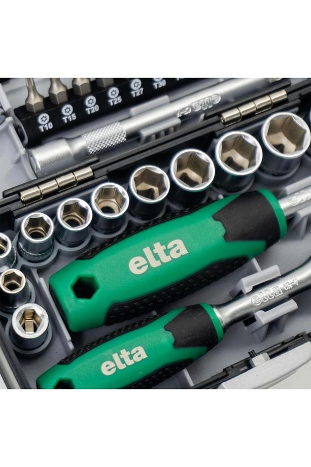 1/4" Altıköşe Cırcırlı Lokma Anahtar Ve Bits Uç Seti 38 Parça - 5