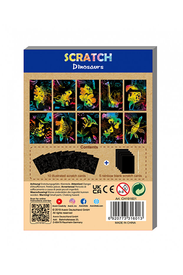 Mini set de razuit - Dinozauri - 4