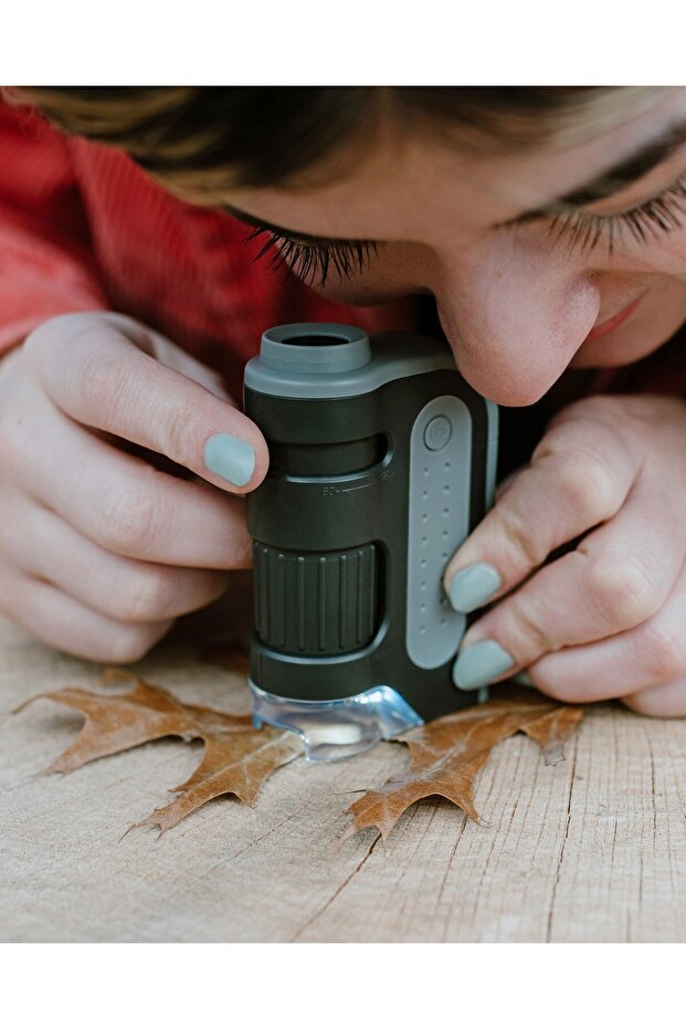 Pocket LED microscope, 60-120x magnification, MicroBrite - 5