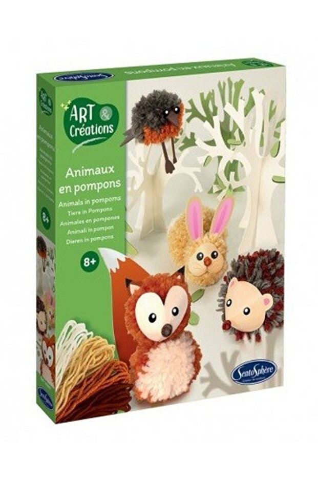 Creative Kit Animals with Pompoms - 1