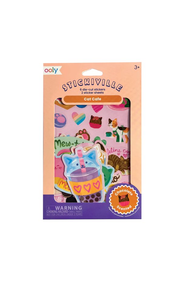 Abtibilduri parfumate - Stickiville Cat Café