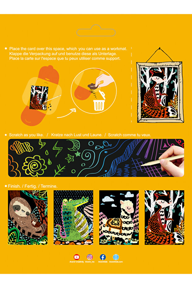 Scraper Set - 4 Magical Animals - 4