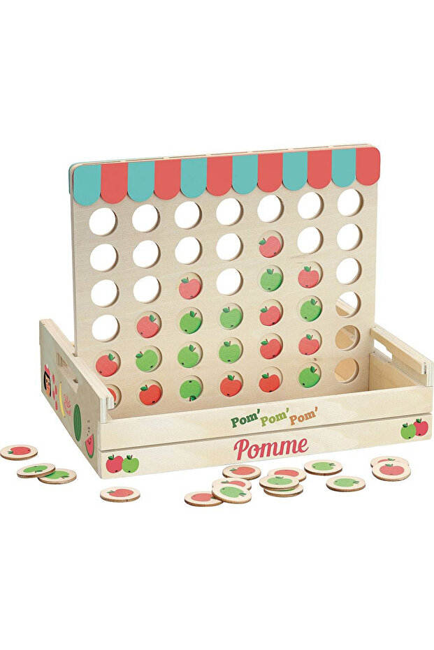 Dřevěná logická hra - Spoj 4 - 1