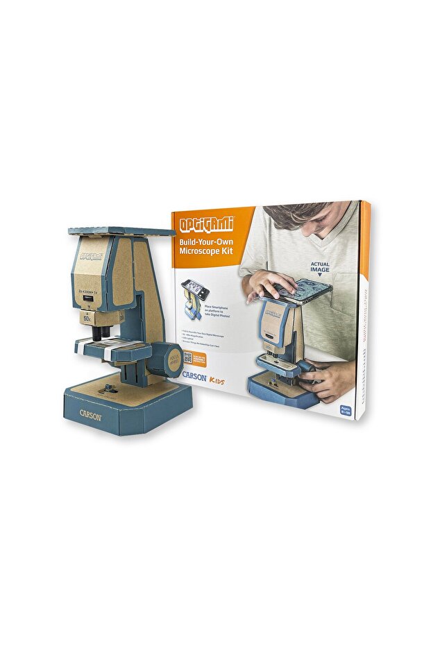 DIY Kit - Make a microscope, 50-400x magnification, OptiGami - 1