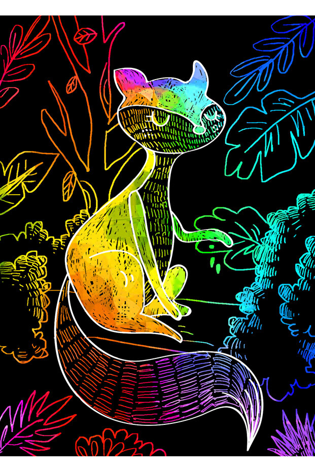 Mini set de razuit - Animale - 3