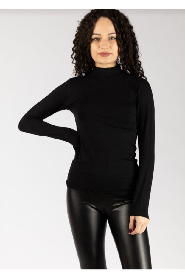 Women's Long Sleeve Half Neck Lycra Combed Cotton Badi