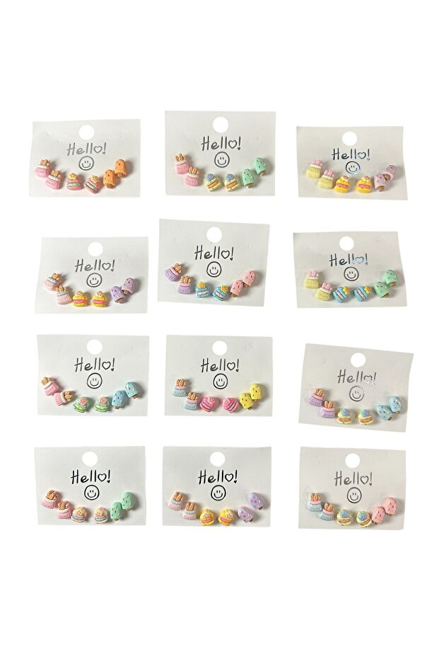 Set of 3 Earrings for Girls