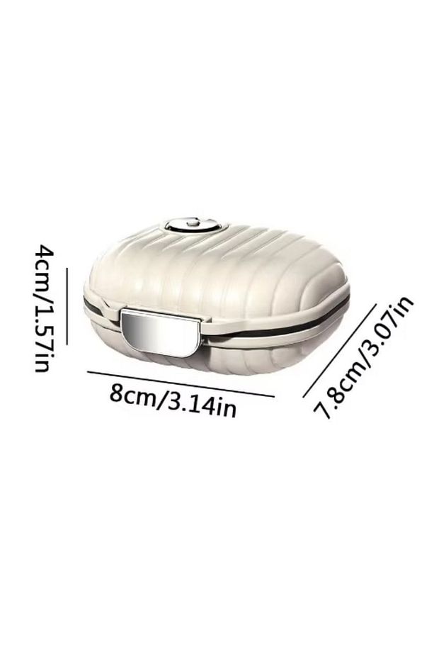Mini Taşınabilir İlaç Kutusu 7 gün Bölmeli Küçük İlaç Kutusu - 6