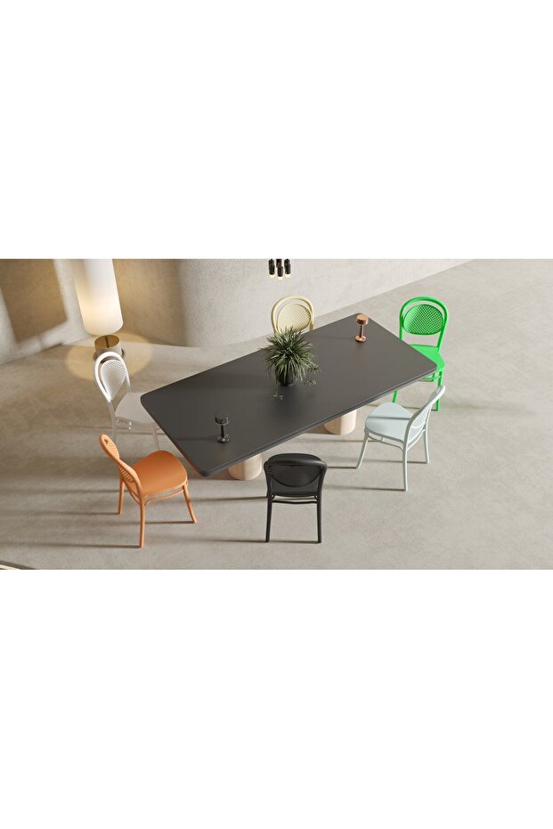 PLUTO LÜX CAFE &  RESTAURANT  SANDALYESİ 4 Lü Set - 4