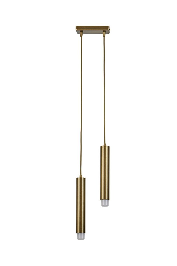 Sarissa Decorative 2-Piece Metal Ceiling - Antique Pendant Lamp, Modern Chandelier, Sunlight LED Bulbs Included