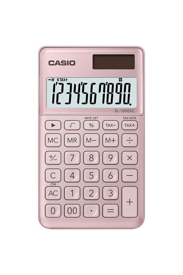 Sl-1000sc-pk Cep Tipi 10 Hane Pembe Hesap Makinesi - 1