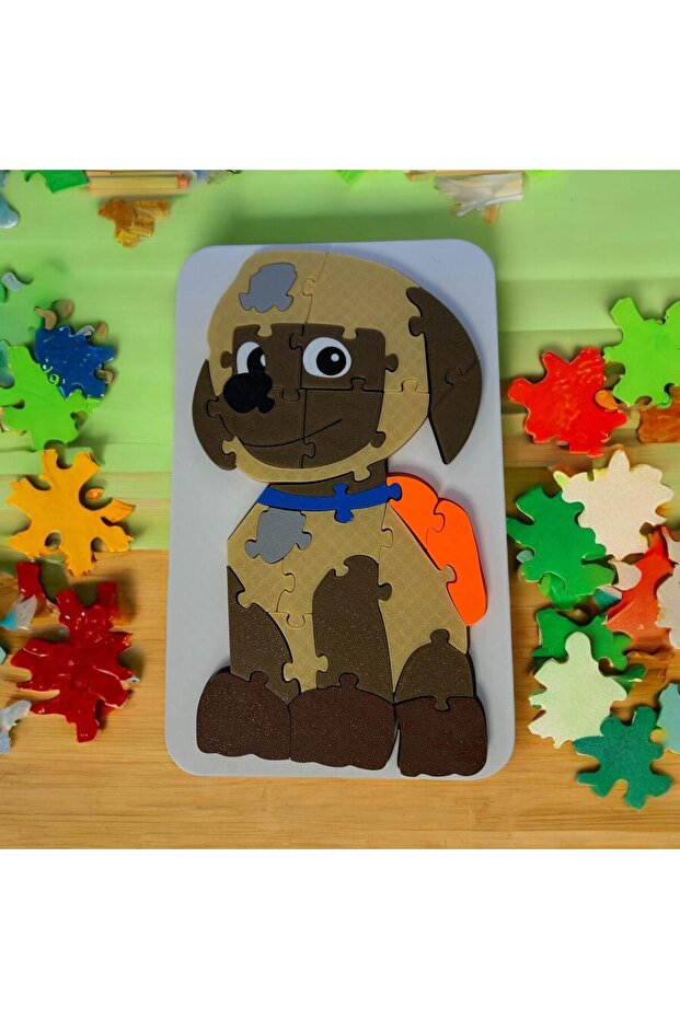 Paw Patrol Zuma Themed Organic Plastic Puzzle - 27 Pieces