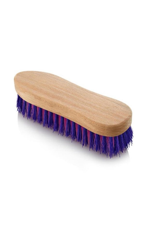 Handle Free Wooden Hard Seat Carpet Washing Cleaning Brush 20cm