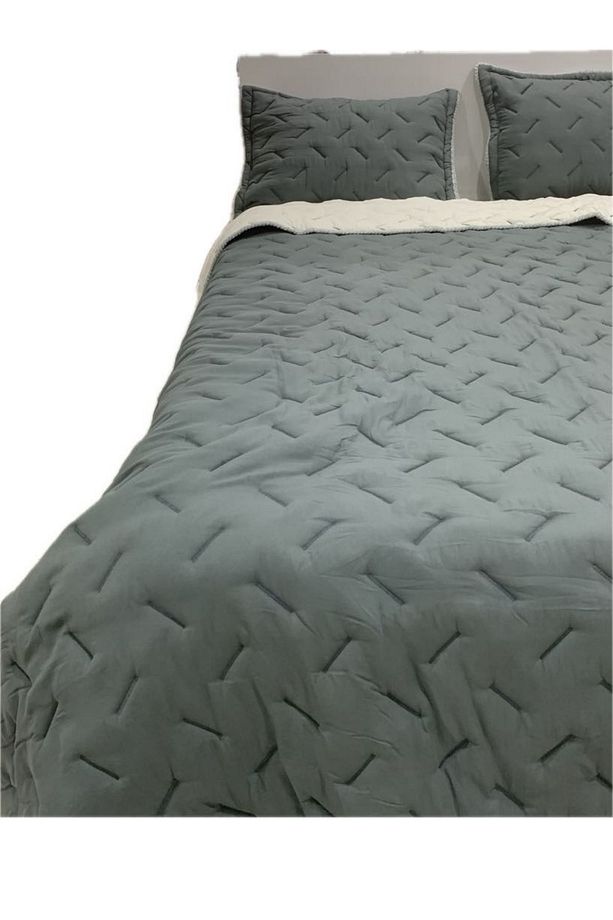 Çift Kişilik Elyaf Dolgulu Comfy Yatak Örtüsü Seti - 2