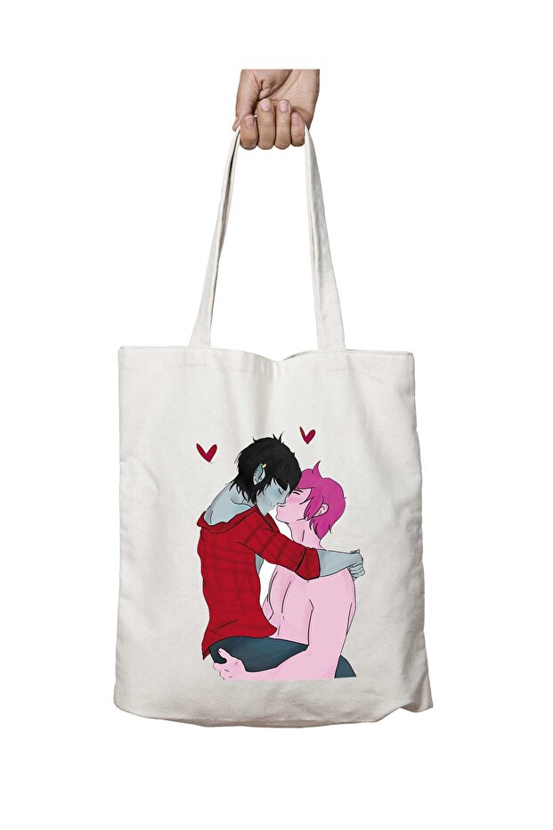 Lee and Prince Gumball Two Sides Lasting Washable School Beach Shoulder Tote Bag