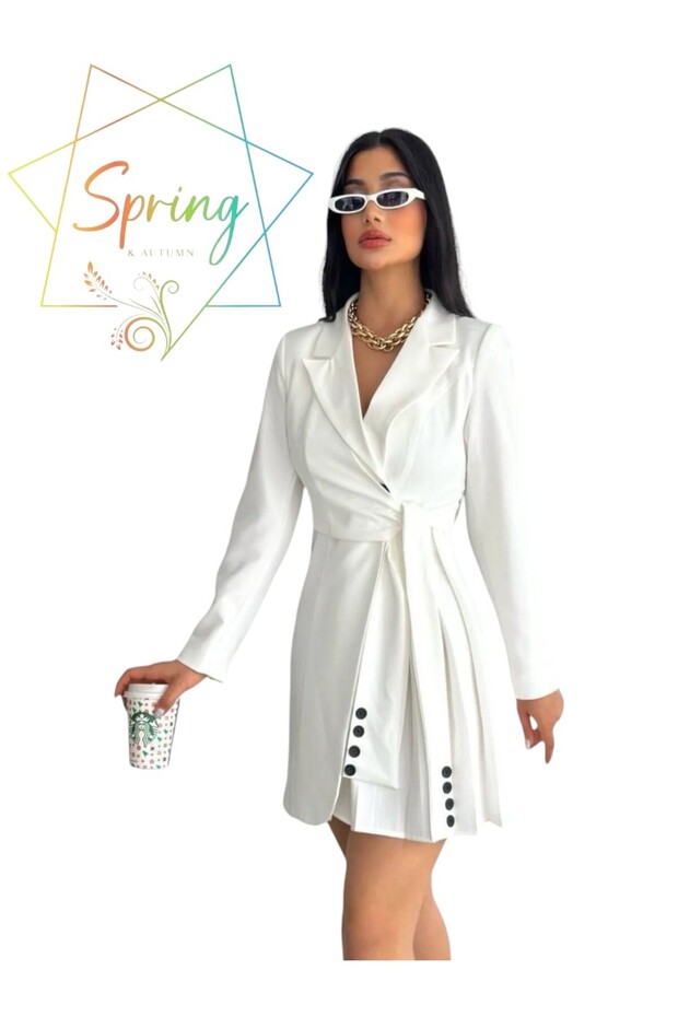 فستان طويل بليزر - 2