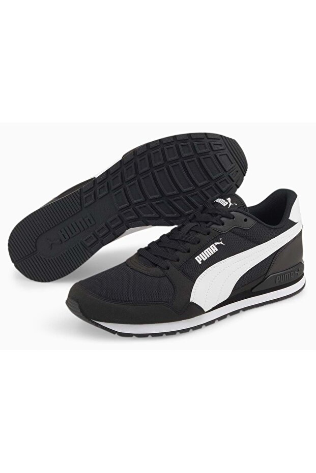 شبكة St Runner v3384640-01 حذاء رياضي رجالي أسود