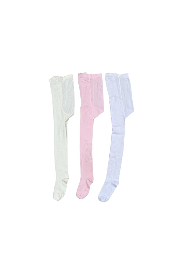 Combed Cotton Girls' Assortment Pantyhose
