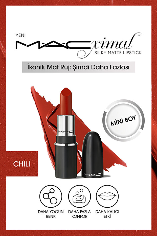 MACximal Mini Mac Silky Matte Lipstick - Chili 1.8g - 1