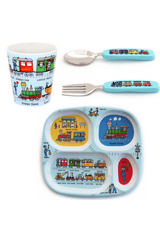 Melamine Compartmented Fork Spoon Set - Boxed Cup / Drinking Cup