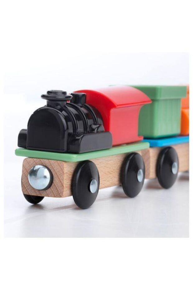 Lillabo Tren Seti, Çok Renkli ( 3 Parça) - 4