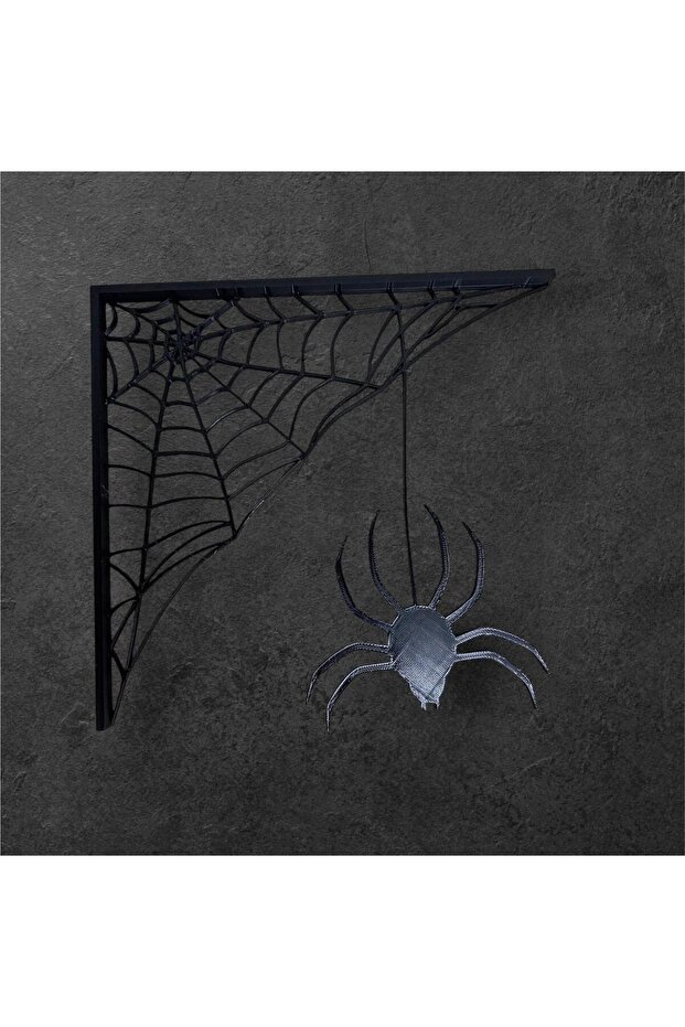 Örümcek Ağı Kapı Köşesi Süsü Hallowen - 1