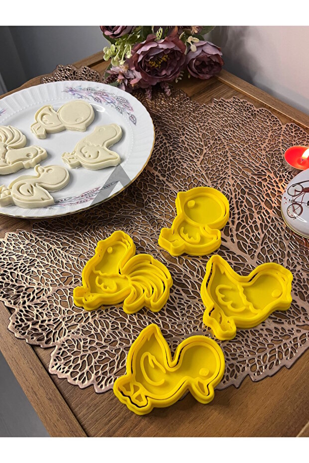 Farm Poultry Cookie Mold Set-1 (Pack of 4)