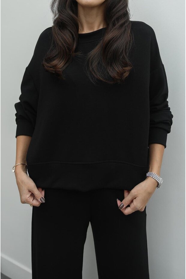 Μαύρη φόρμα Claire Modal - 7