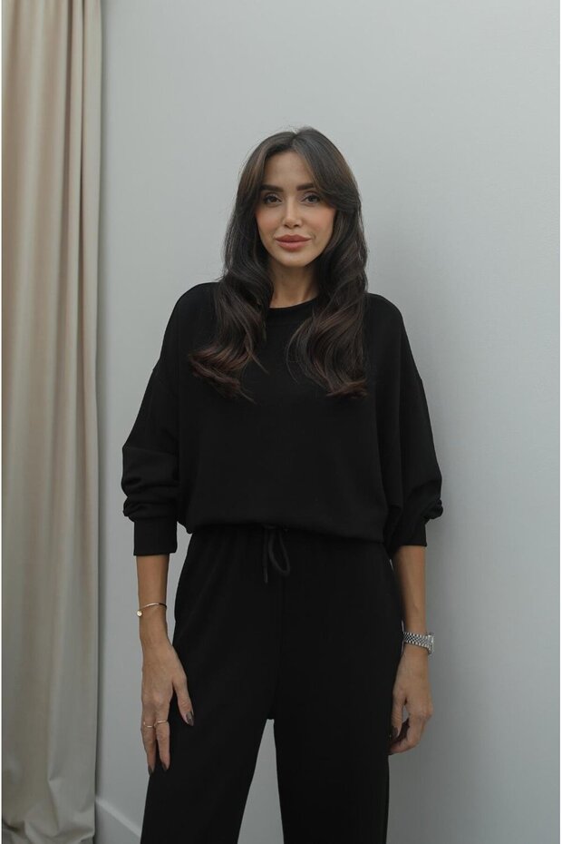 Μαύρη φόρμα Claire Modal - 5