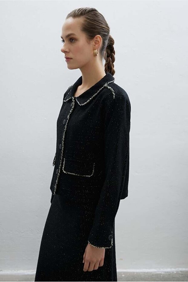 TÜVİT CEKET SİYAH - 4