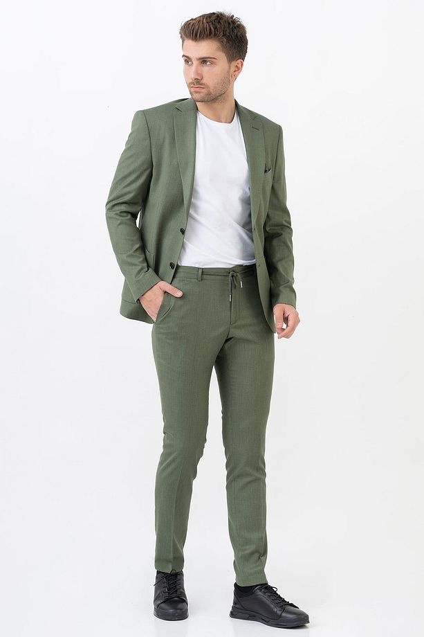 Culiacán T213 Regular Fit 6 Drop Likralı Jogger Takım Elbise Desenli - 3
