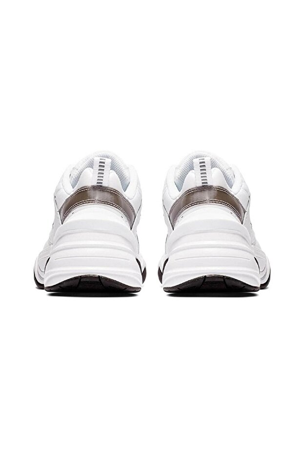 M2k Tekno Leather Unisex Reflector Sneaker Hakiki Deri Beyaz Spor Ayakkabı - 5