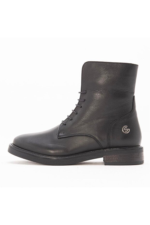 Halsey Women's Khaki Leather Boots241194