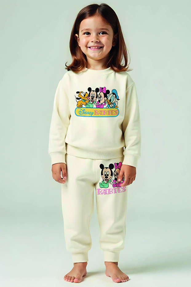 Premium Baby Mickey Printed Bottom Top Kids Set